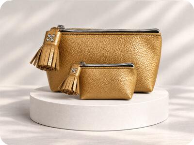 Offre Duo Grande Trousse et Porte-Monnaie Doré