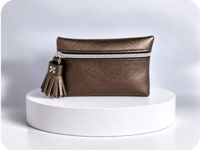 Petite Pochette Marron Glacé